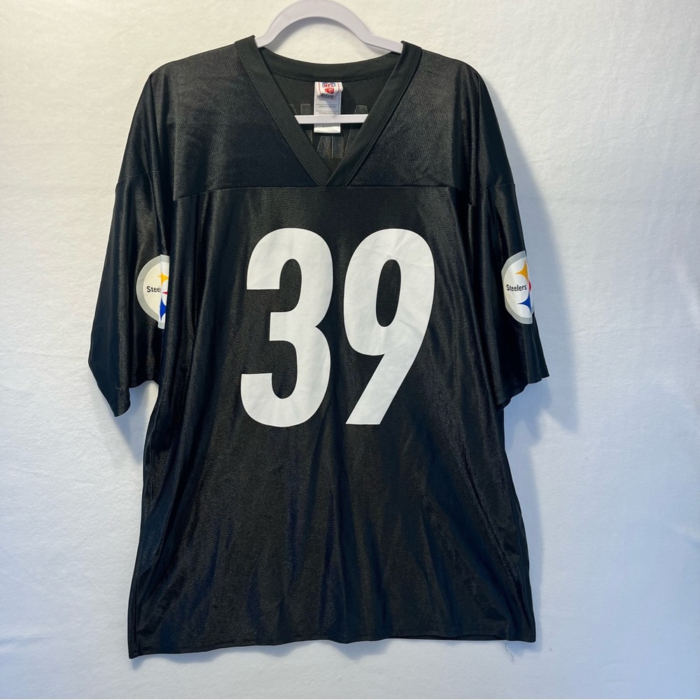 NFL Pittsburgh Steelers NFL Players Willie Parker #39 Jersey Mens XL BlackYellow